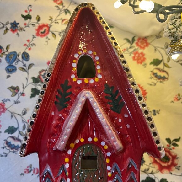 Anthropologie Nathalie Lete Christmas Holiday Village House - Picture 9 of 12
